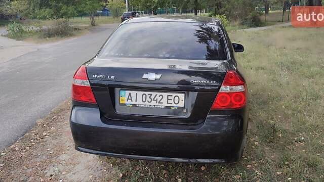 Черный Шевроле Авео, объемом двигателя 1.5 л и пробегом 379 тыс. км за 2999 $, фото 4 на Automoto.ua