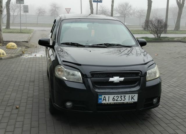 Черный Шевроле Авео, объемом двигателя 1.5 л и пробегом 240 тыс. км за 3600 $, фото 1 на Automoto.ua
