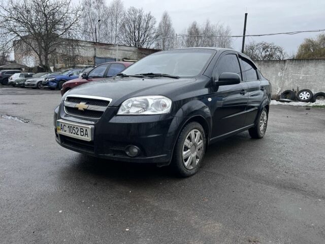 Черный Шевроле Авео, объемом двигателя 1.5 л и пробегом 155 тыс. км за 2150 $, фото 2 на Automoto.ua