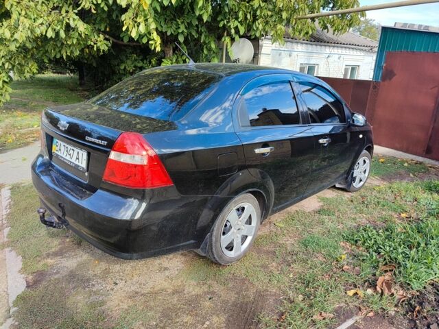 Черный Шевроле Авео, объемом двигателя 1.5 л и пробегом 235 тыс. км за 4500 $, фото 2 на Automoto.ua