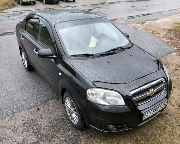 Черный Шевроле Авео, объемом двигателя 1.5 л и пробегом 175 тыс. км за 4500 $, фото 1 на Automoto.ua