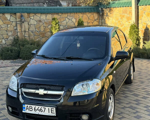 Черный Шевроле Авео, объемом двигателя 1.5 л и пробегом 190 тыс. км за 3350 $, фото 1 на Automoto.ua