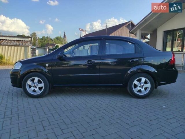 Черный Шевроле Авео, объемом двигателя 1.4 л и пробегом 183 тыс. км за 4950 $, фото 3 на Automoto.ua