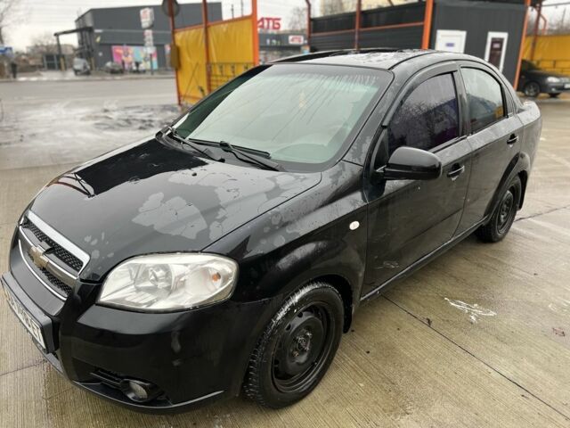 Черный Шевроле Авео, объемом двигателя 1.5 л и пробегом 210 тыс. км за 3200 $, фото 2 на Automoto.ua