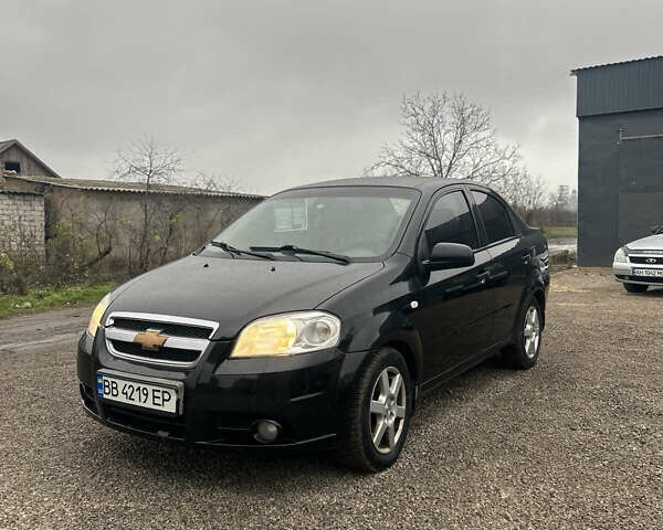 Черный Шевроле Авео, объемом двигателя 1.5 л и пробегом 250 тыс. км за 3600 $, фото 1 на Automoto.ua