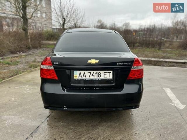Черный Шевроле Авео, объемом двигателя 1.5 л и пробегом 210 тыс. км за 3200 $, фото 4 на Automoto.ua