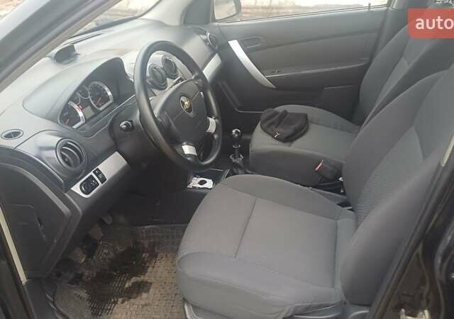 Черный Шевроле Авео, объемом двигателя 1.5 л и пробегом 193 тыс. км за 3599 $, фото 1 на Automoto.ua