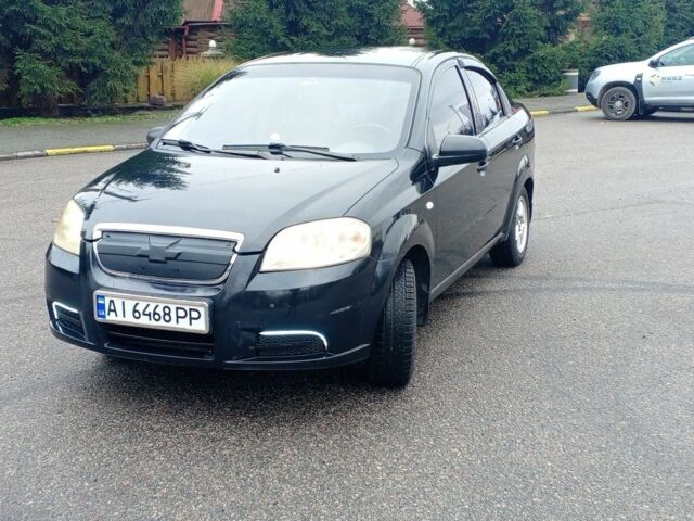 Черный Шевроле Авео, объемом двигателя 1.5 л и пробегом 205 тыс. км за 4200 $, фото 1 на Automoto.ua