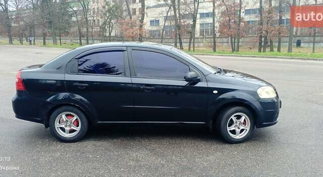Черный Шевроле Авео, объемом двигателя 1.5 л и пробегом 205 тыс. км за 4200 $, фото 2 на Automoto.ua