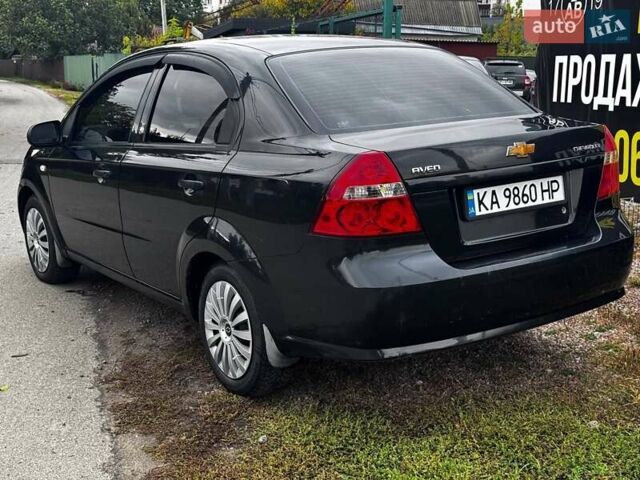 Черный Шевроле Авео, объемом двигателя 1.5 л и пробегом 232 тыс. км за 3800 $, фото 6 на Automoto.ua