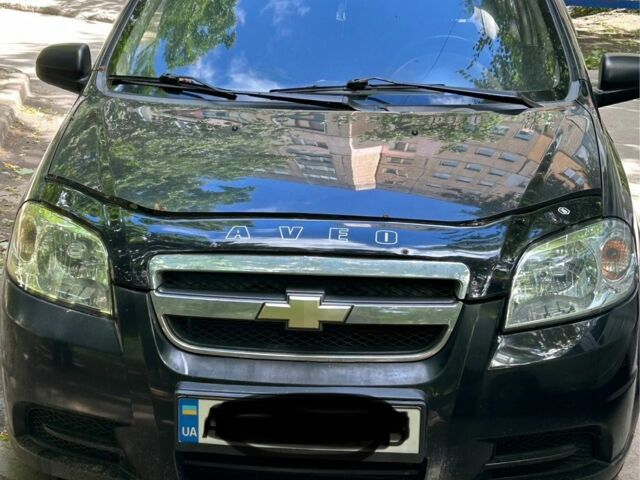 Черный Шевроле Авео, объемом двигателя 1.5 л и пробегом 205 тыс. км за 4395 $, фото 5 на Automoto.ua