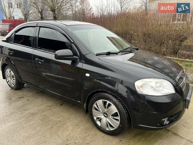 Черный Шевроле Авео, объемом двигателя 1.5 л и пробегом 210 тыс. км за 3200 $, фото 1 на Automoto.ua
