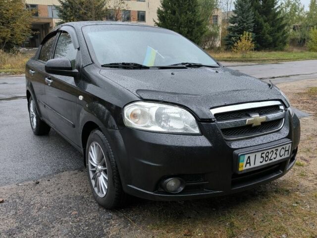 Черный Шевроле Авео, объемом двигателя 1.5 л и пробегом 175 тыс. км за 4500 $, фото 1 на Automoto.ua