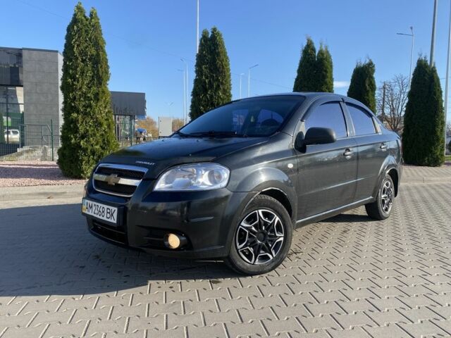 Черный Шевроле Авео, объемом двигателя 1.5 л и пробегом 200 тыс. км за 2500 $, фото 10 на Automoto.ua