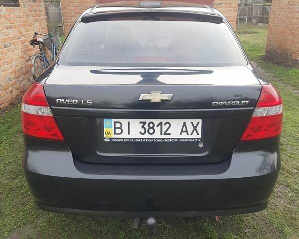 Черный Шевроле Авео, объемом двигателя 1.5 л и пробегом 82 тыс. км за 4500 $, фото 1 на Automoto.ua