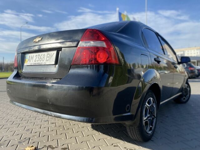 Черный Шевроле Авео, объемом двигателя 1.5 л и пробегом 200 тыс. км за 2500 $, фото 4 на Automoto.ua