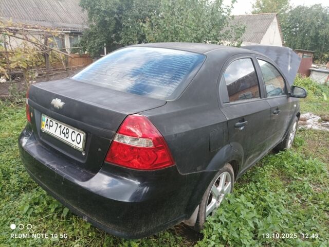 Черный Шевроле Авео, объемом двигателя 1.5 л и пробегом 270 тыс. км за 1500 $, фото 3 на Automoto.ua