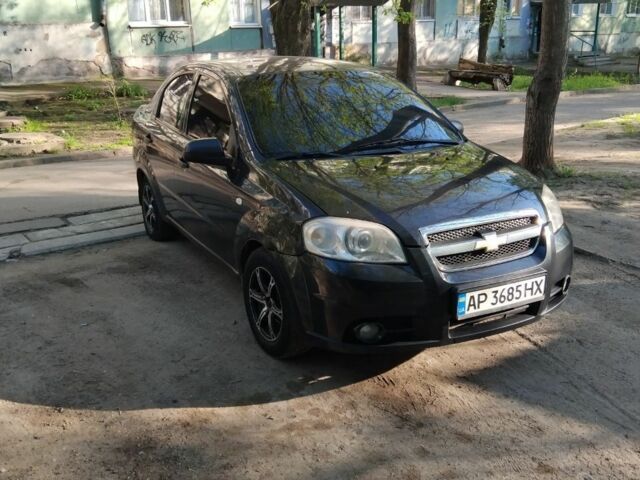 Черный Шевроле Авео, объемом двигателя 1.5 л и пробегом 458 тыс. км за 3700 $, фото 1 на Automoto.ua