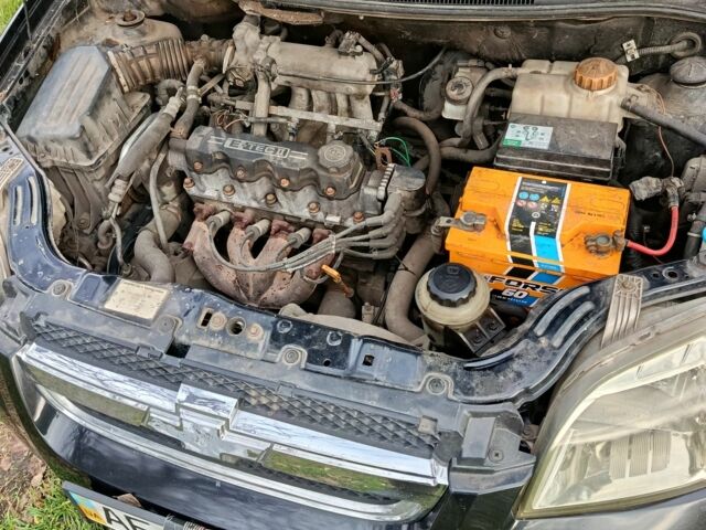 Черный Шевроле Авео, объемом двигателя 1.5 л и пробегом 234 тыс. км за 3000 $, фото 3 на Automoto.ua