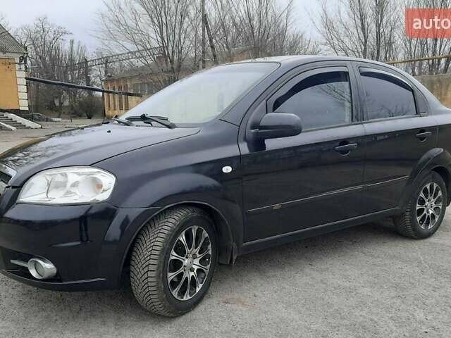 Черный Шевроле Авео, объемом двигателя 1.5 л и пробегом 159 тыс. км за 3750 $, фото 1 на Automoto.ua