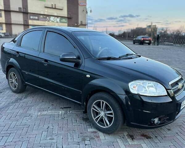 Черный Шевроле Авео, объемом двигателя 1.5 л и пробегом 195 тыс. км за 4500 $, фото 6 на Automoto.ua