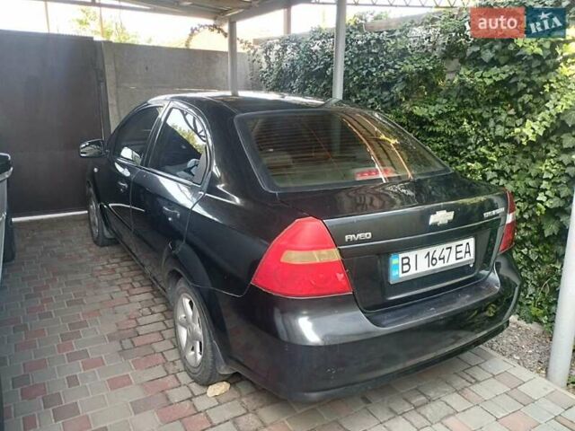 Черный Шевроле Авео, объемом двигателя 1.5 л и пробегом 189 тыс. км за 3600 $, фото 2 на Automoto.ua