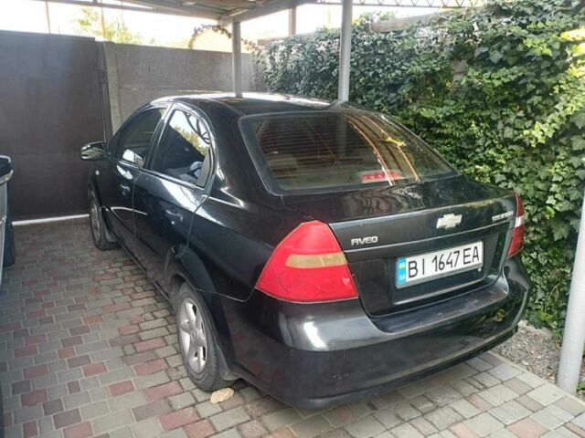 Черный Шевроле Авео, объемом двигателя 1.5 л и пробегом 188 тыс. км за 3600 $, фото 1 на Automoto.ua
