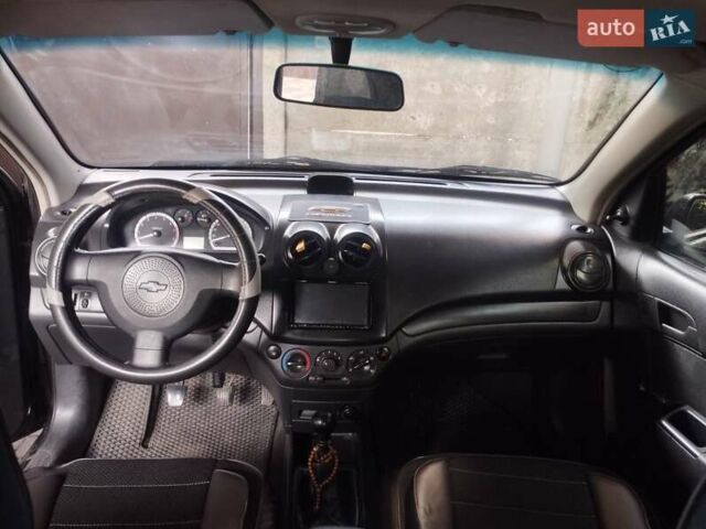 Черный Шевроле Авео, объемом двигателя 1.5 л и пробегом 189 тыс. км за 3600 $, фото 4 на Automoto.ua