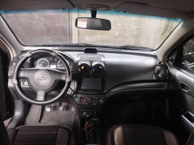 Черный Шевроле Авео, объемом двигателя 1.5 л и пробегом 188 тыс. км за 3600 $, фото 3 на Automoto.ua