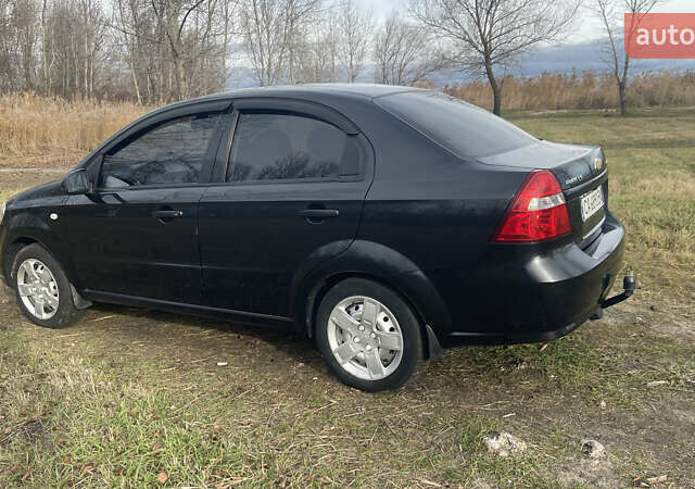 Черный Шевроле Авео, объемом двигателя 1.5 л и пробегом 138 тыс. км за 4800 $, фото 2 на Automoto.ua