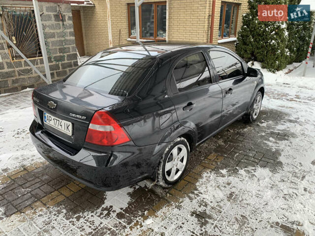 Черный Шевроле Авео, объемом двигателя 1.5 л и пробегом 210 тыс. км за 4600 $, фото 3 на Automoto.ua