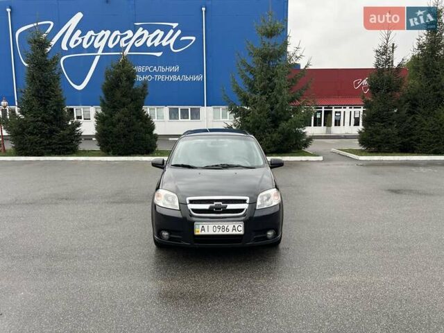 Черный Шевроле Авео, объемом двигателя 1.5 л и пробегом 187 тыс. км за 4700 $, фото 1 на Automoto.ua