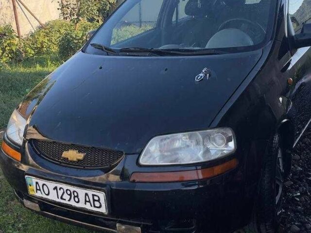 Черный Шевроле Авео, объемом двигателя 1.5 л и пробегом 215 тыс. км за 2200 $, фото 7 на Automoto.ua