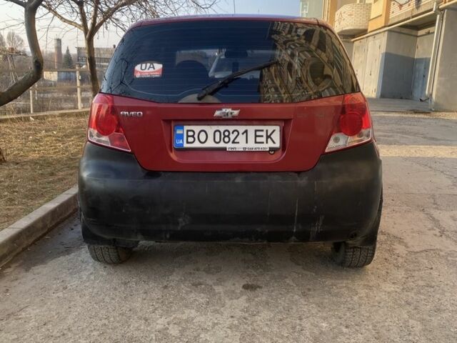 Красный Шевроле Авео, объемом двигателя 1.2 л и пробегом 180 тыс. км за 1450 $, фото 4 на Automoto.ua