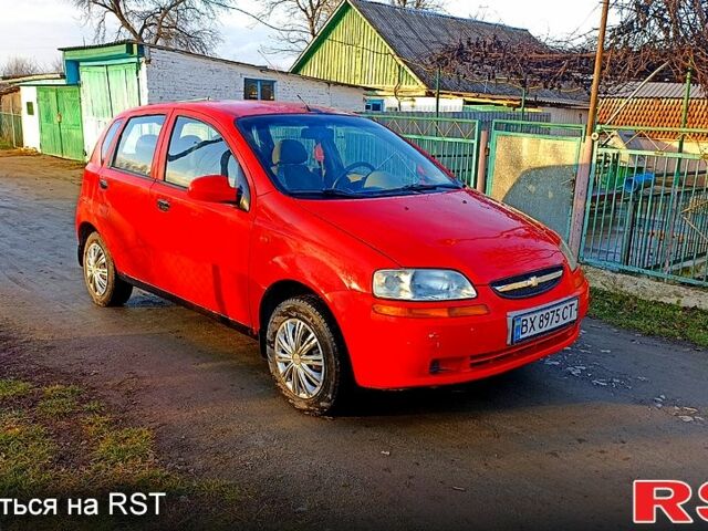 Червоний Шевроле Авео, об'ємом двигуна 1.2 л та пробігом 300 тис. км за 1599 $, фото 2 на Automoto.ua