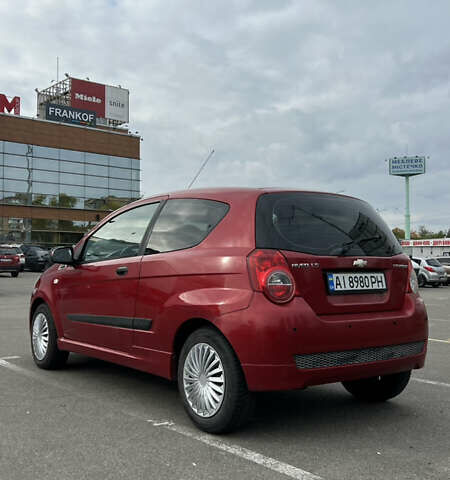 Красный Шевроле Авео, объемом двигателя 1.5 л и пробегом 191 тыс. км за 4300 $, фото 1 на Automoto.ua