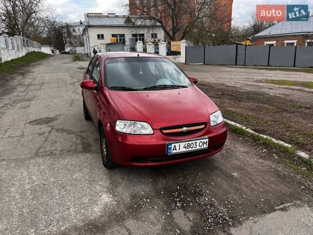 Красный Шевроле Авео, объемом двигателя 1.5 л и пробегом 300 тыс. км за 2500 $, фото 7 на Automoto.ua