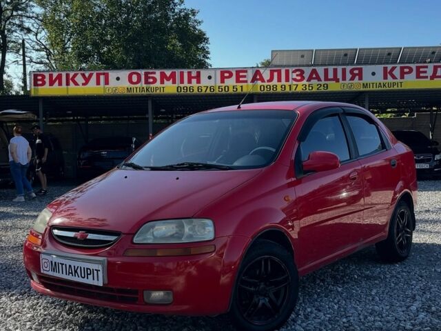 Красный Шевроле Авео, объемом двигателя 0 л и пробегом 191 тыс. км за 2500 $, фото 1 на Automoto.ua