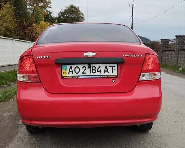 Красный Шевроле Авео, объемом двигателя 1.5 л и пробегом 185 тыс. км за 3000 $, фото 6 на Automoto.ua