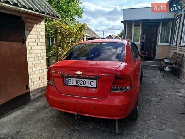 Красный Шевроле Авео, объемом двигателя 1.5 л и пробегом 226 тыс. км за 3500 $, фото 8 на Automoto.ua