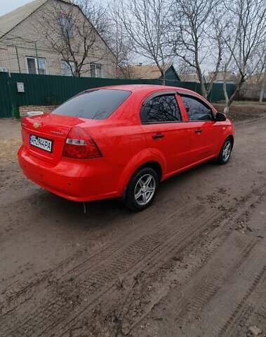 Красный Шевроле Авео, объемом двигателя 1.5 л и пробегом 205 тыс. км за 4100 $, фото 1 на Automoto.ua