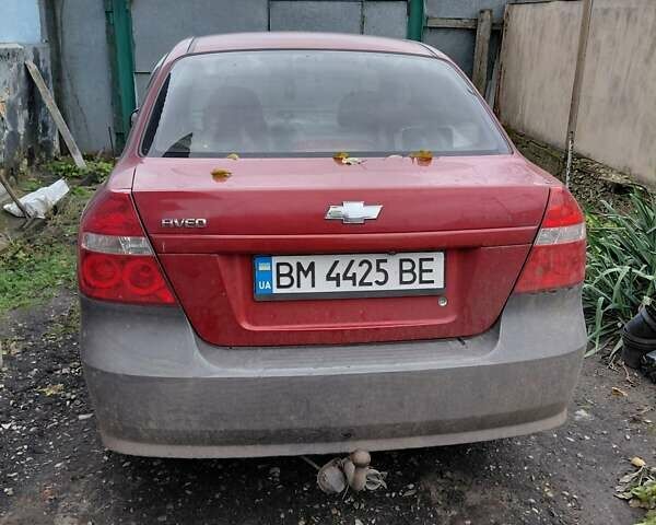 Красный Шевроле Авео, объемом двигателя 1.5 л и пробегом 220 тыс. км за 3000 $, фото 1 на Automoto.ua