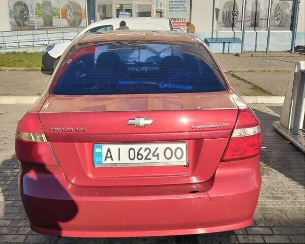 Красный Шевроле Авео, объемом двигателя 1.5 л и пробегом 171 тыс. км за 3700 $, фото 3 на Automoto.ua