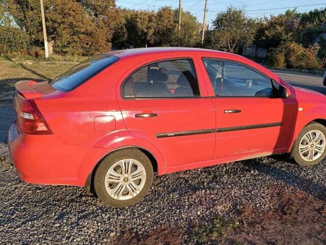 Красный Шевроле Авео, объемом двигателя 1.5 л и пробегом 200 тыс. км за 3800 $, фото 3 на Automoto.ua