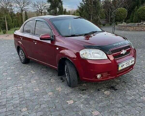 Красный Шевроле Авео, объемом двигателя 1.6 л и пробегом 186 тыс. км за 3600 $, фото 4 на Automoto.ua