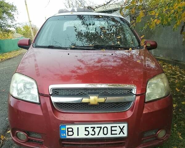 Красный Шевроле Авео, объемом двигателя 1.5 л и пробегом 241 тыс. км за 2700 $, фото 6 на Automoto.ua