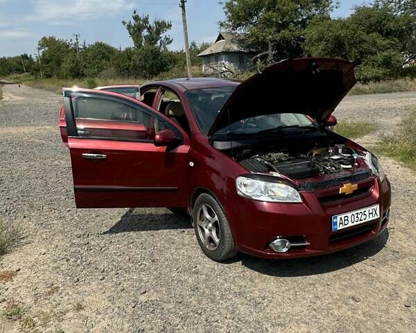 Красный Шевроле Авео, объемом двигателя 1.6 л и пробегом 173 тыс. км за 5100 $, фото 16 на Automoto.ua