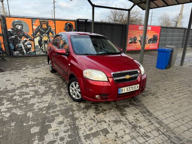 Красный Шевроле Авео, объемом двигателя 1.5 л и пробегом 180 тыс. км за 2650 $, фото 2 на Automoto.ua