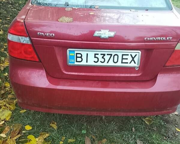 Красный Шевроле Авео, объемом двигателя 1.5 л и пробегом 241 тыс. км за 2700 $, фото 4 на Automoto.ua