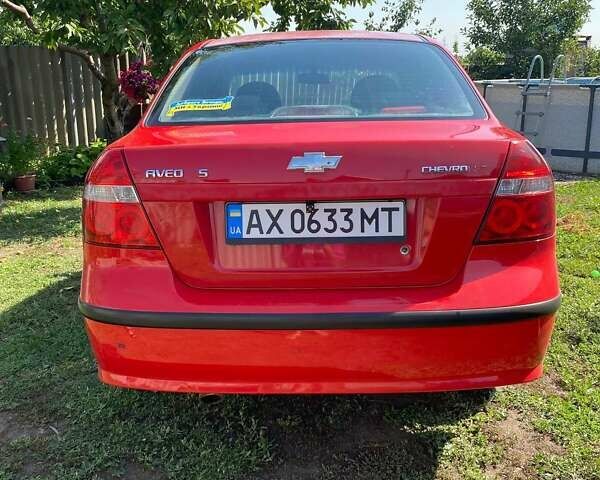 Красный Шевроле Авео, объемом двигателя 1.5 л и пробегом 282 тыс. км за 3000 $, фото 7 на Automoto.ua
